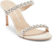 Stuart Weitzman Poppy Faux Pearl Sandal