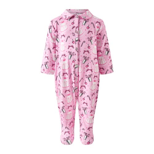 Rachel Riley Eloise Candy Babygro Gift Set In Pink