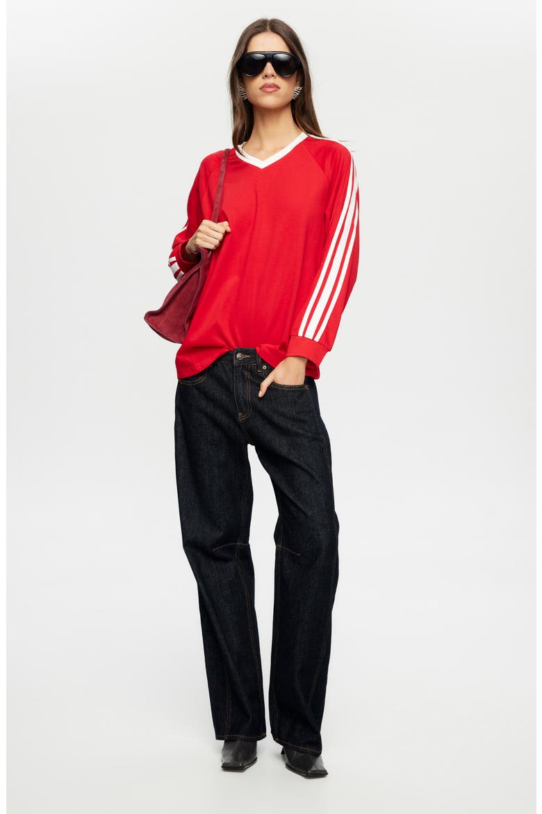 All Stars Long Sleeve T-Shirt, Alternate, color, ROUGE
