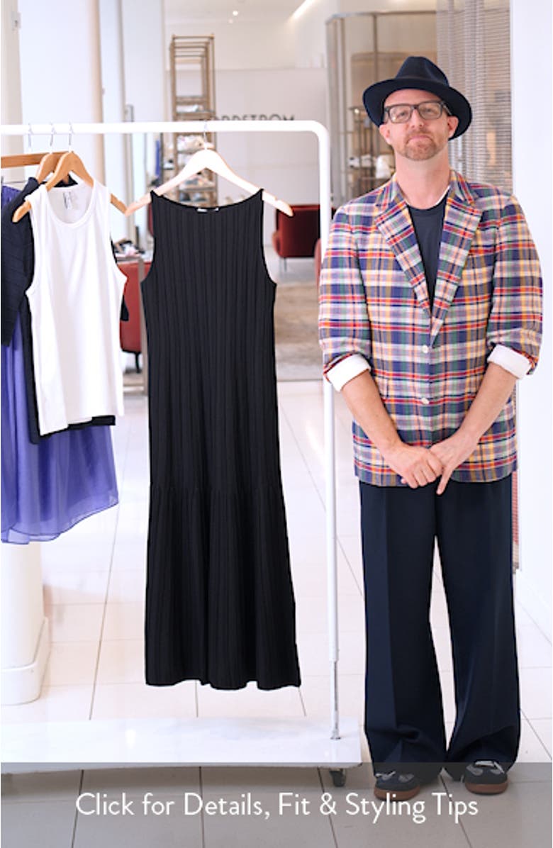 Rib A-Line Midi Dress, sales video thumbnail