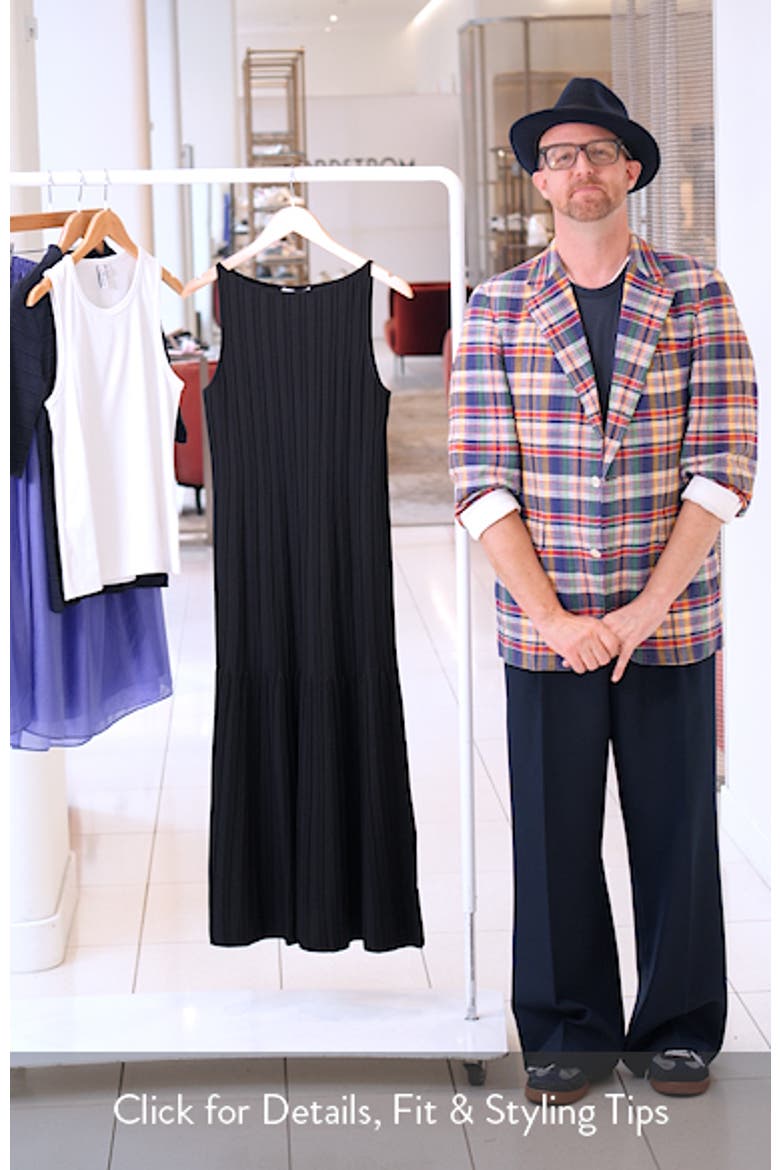Rib A-Line Midi Dress video