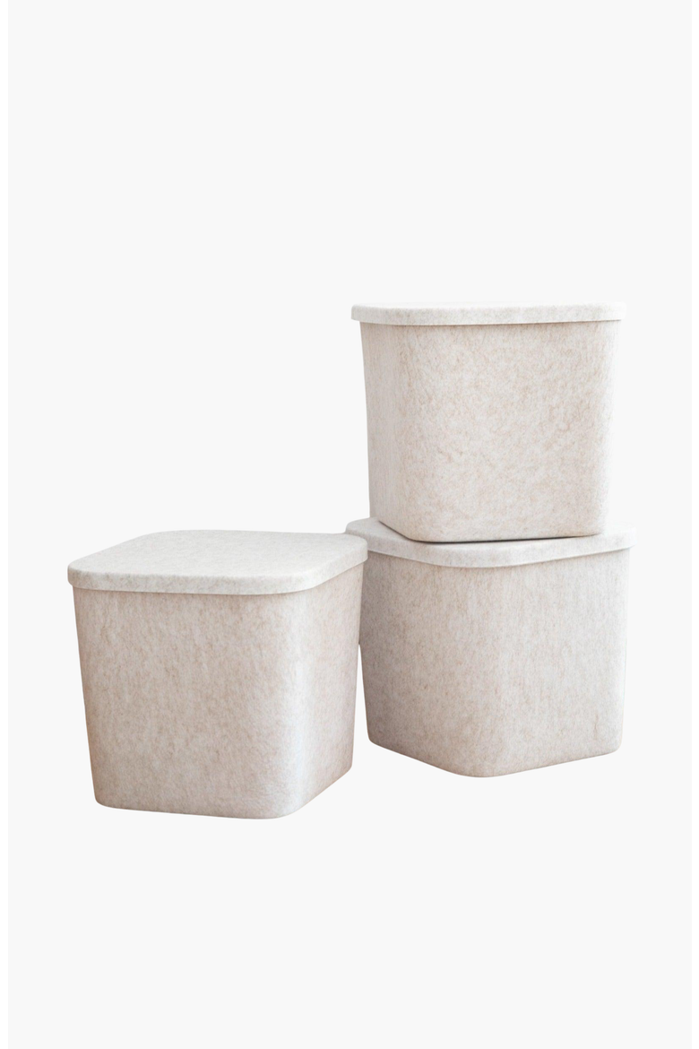 The Sculpted Bin - Original, Alternate, color, Stone