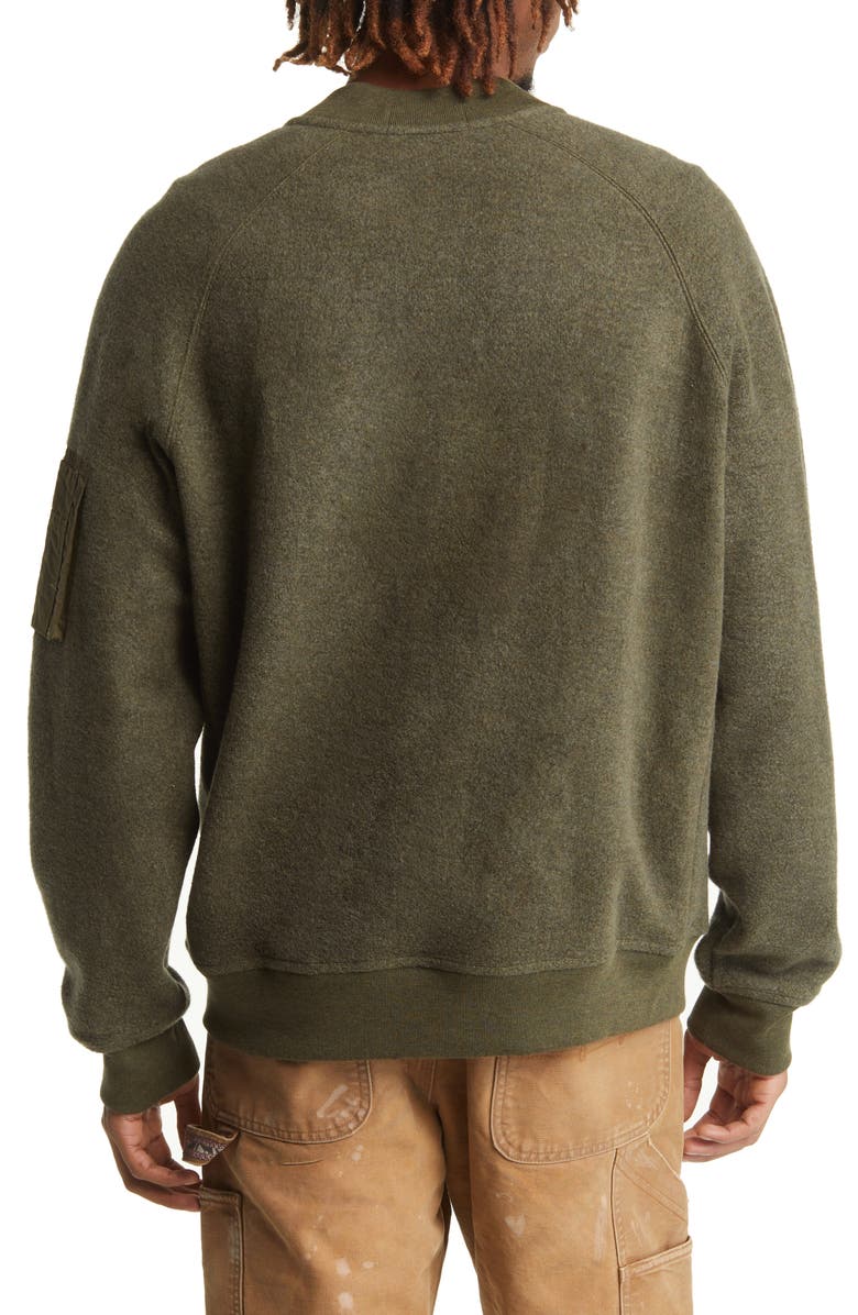 Polo Ralph Lauren Brush Back Fleece Bomber Jacket, Alternate, color, 