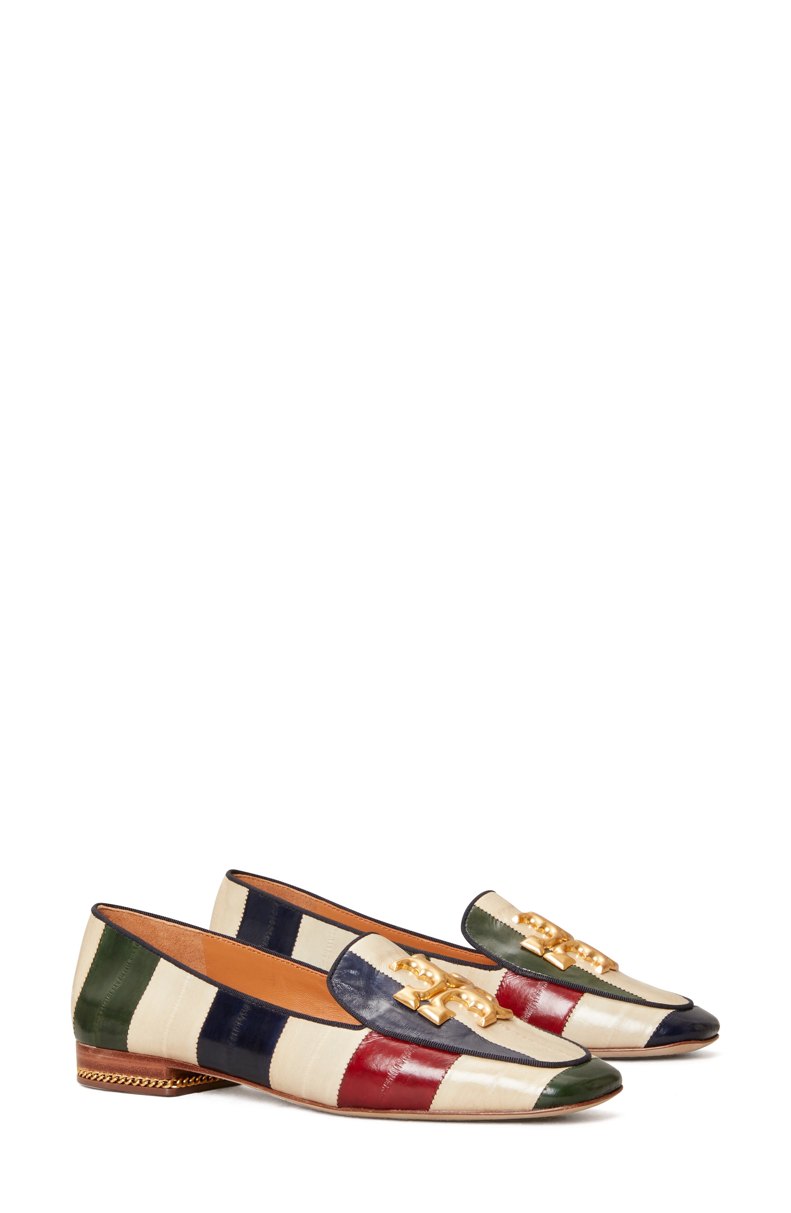 Tory Burch Ruby Quilted Logo Loafer, Main, color, 