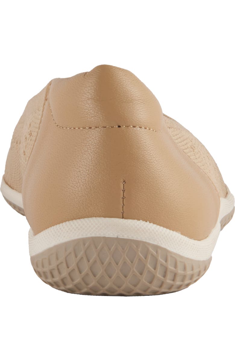 David Tate Italy Knit Ballet Flat, Alternate, color, Camel Fabric