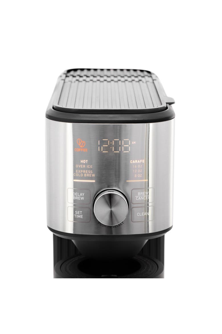Perfect Brew Programmable 8 Cup Intelligent Coffee and Tea Brewer in Silver, Alternate, color, Silver
