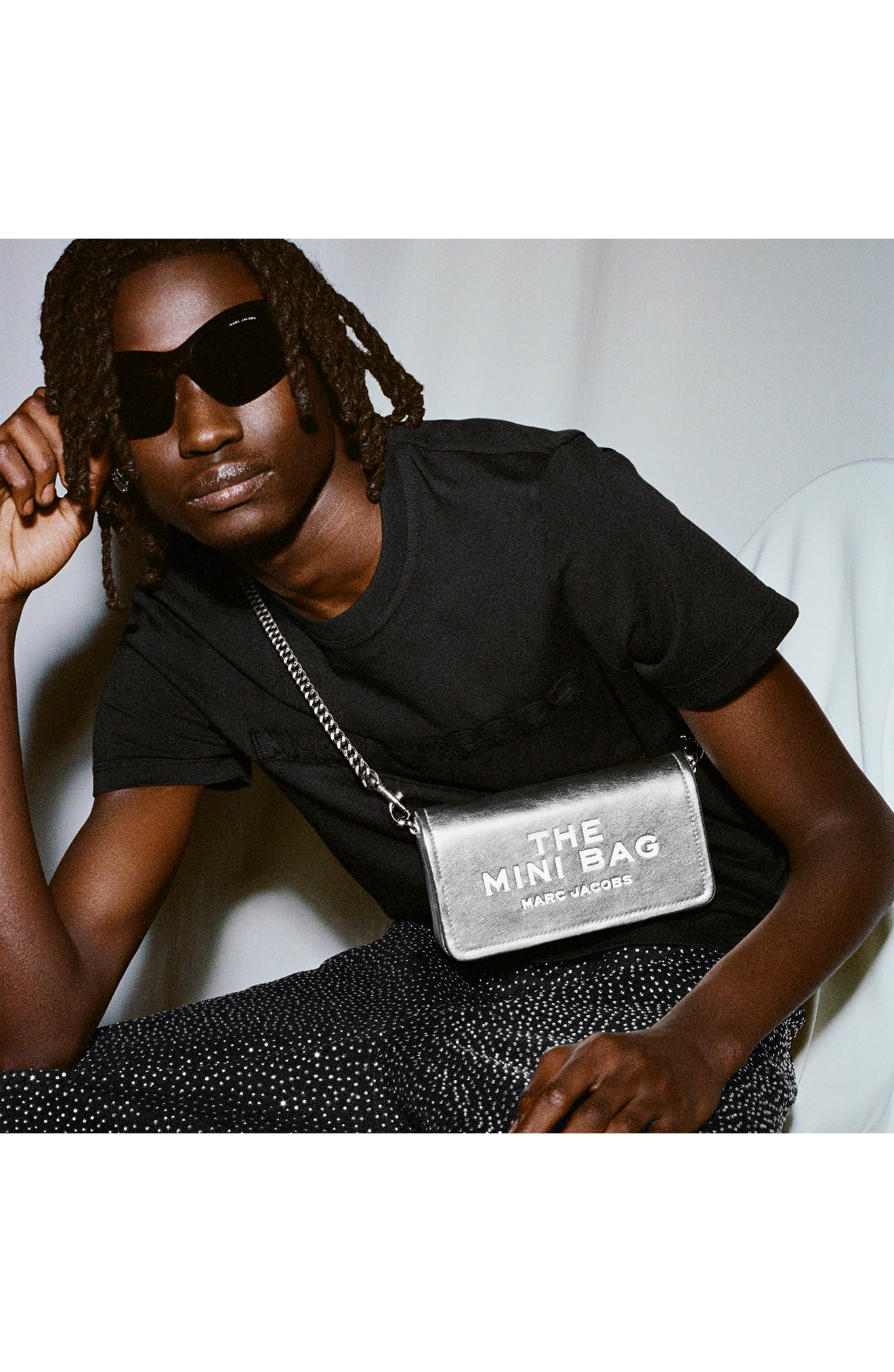 Marc Jacobs The Mini Leather Crossbody Bag, Alternate, color, 