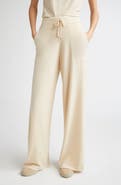 Eleventy Merino Wool Wide Leg Pants