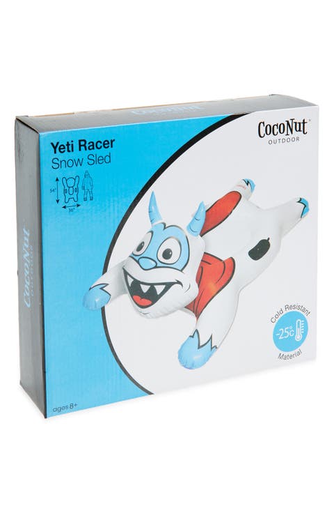 Yeti Character Snow Tube Racer