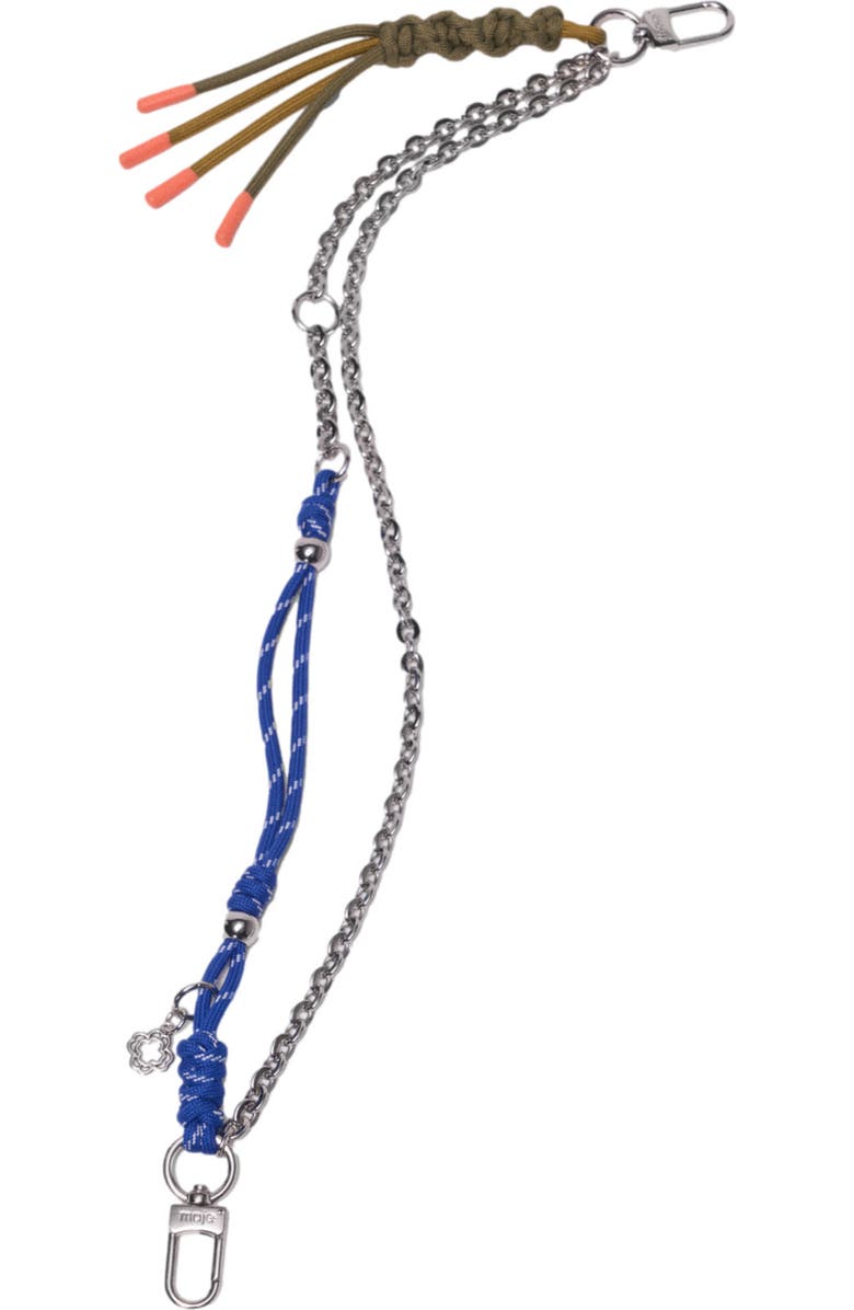 maje Chain & cord mix bag charms, Alternate, color, Multi-Coloured