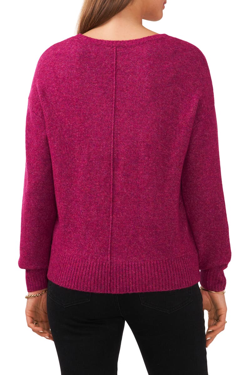 Vince Camuto Cozy Seam Sweater, Alternate, color, Frenzy