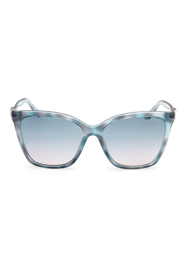 Square Sunglasses, Main, color, BLUE/ OTHER / GRADIENT BLUE
