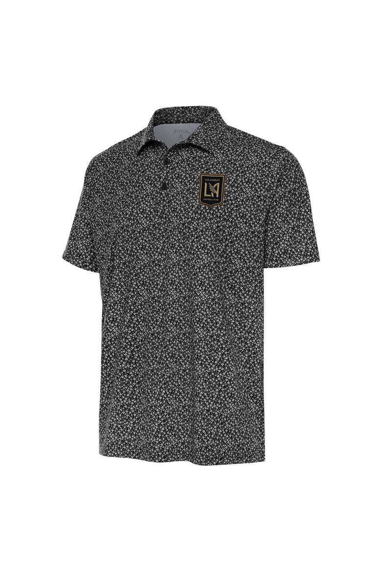 Men's Antigua Black LAFC Terrace Polo, Main, color, Black