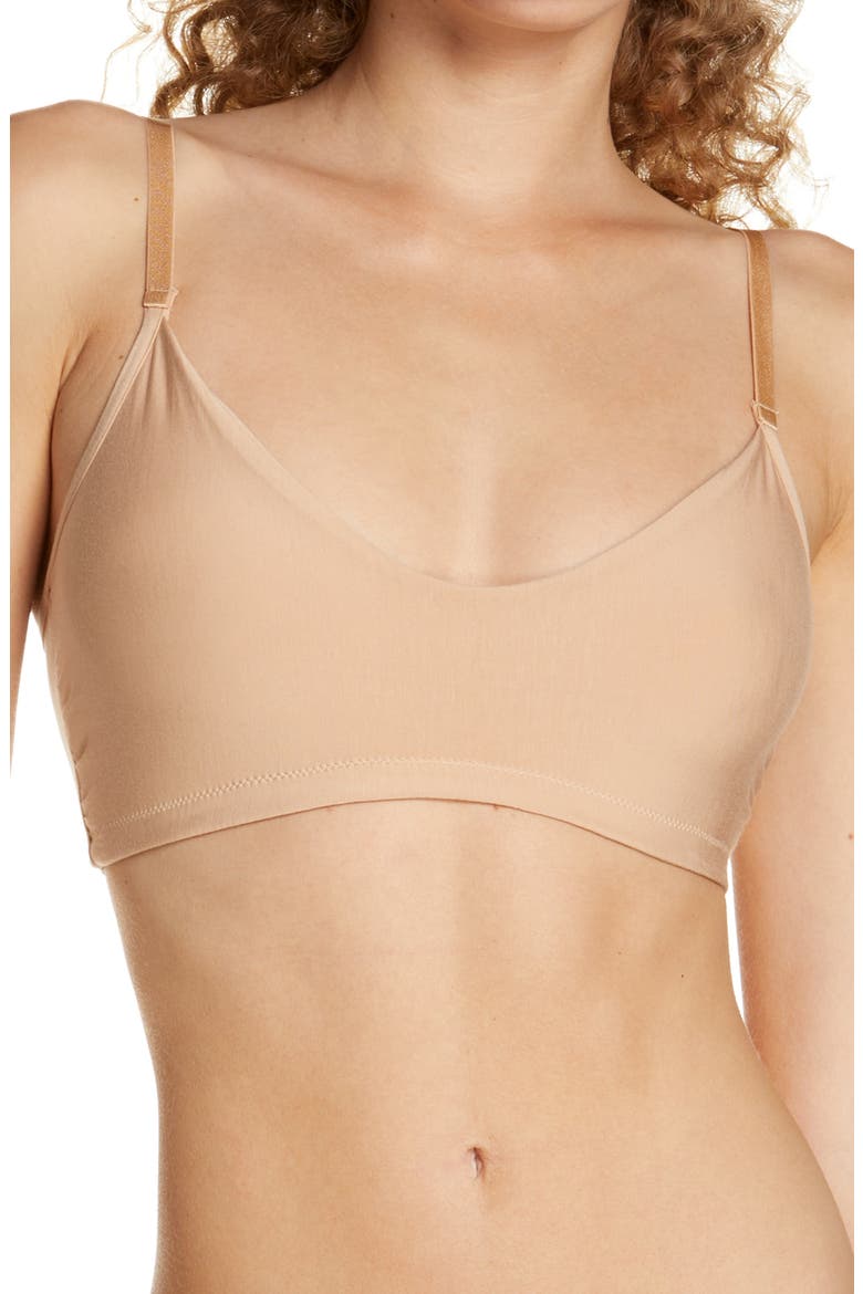 Butter Bralette, Main, color, BEIGE