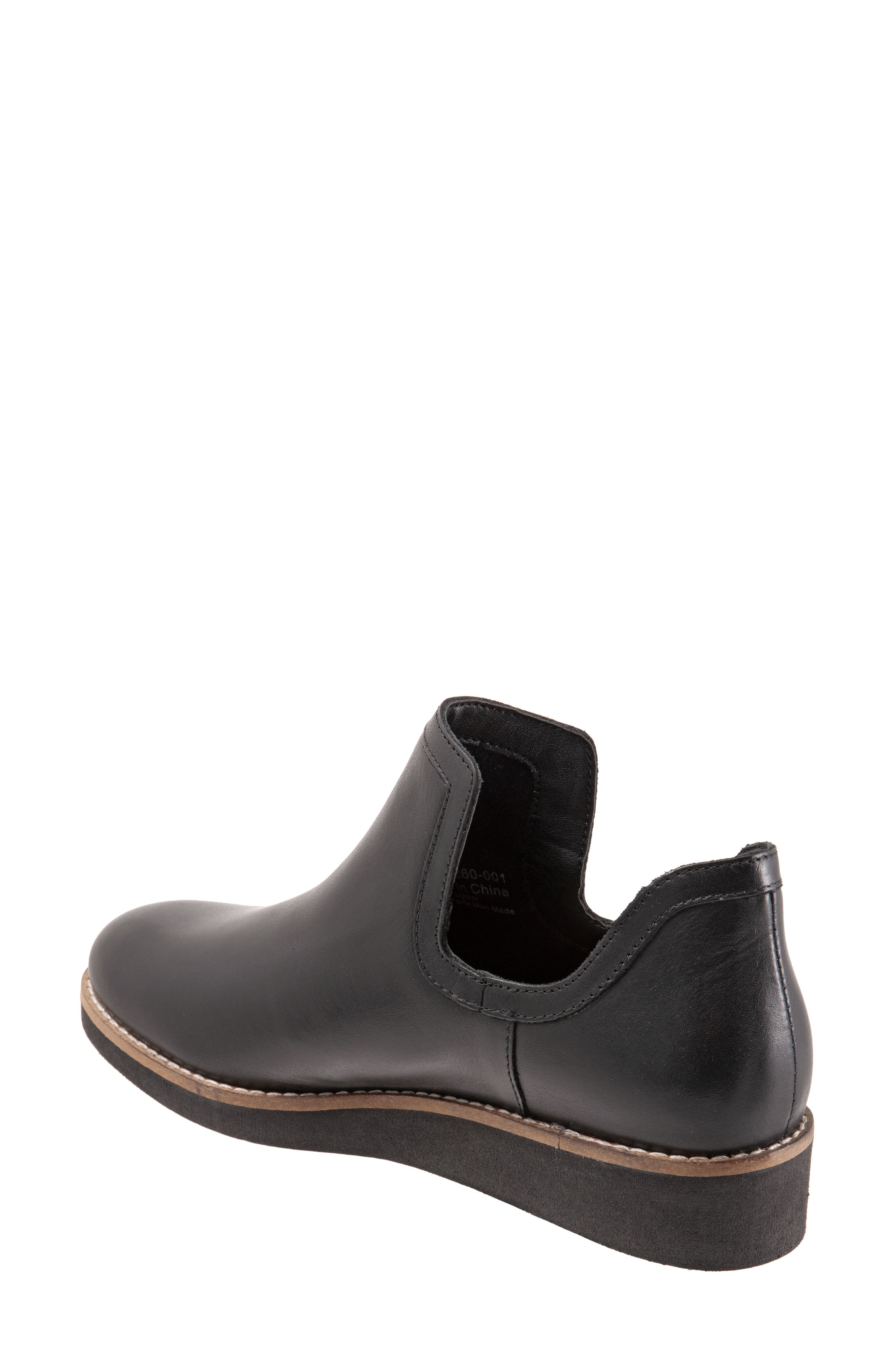 SoftWalk<sup>®</sup> Woodbury Leather Bootie, Alternate, color, 