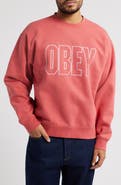 Obey Digable Fleece Crewneck Sweatshirt