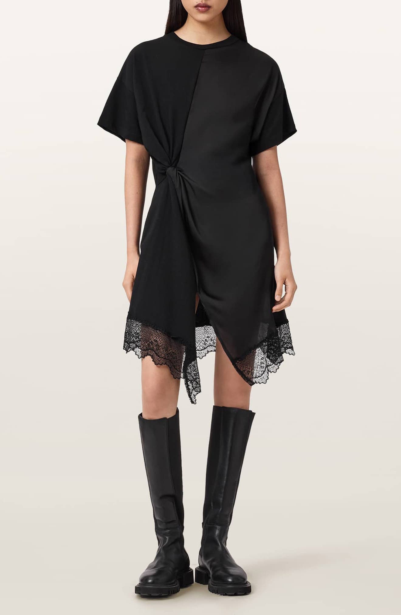 Lana Lace Hem Minidress