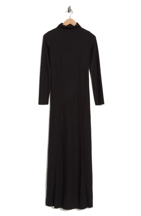 Harlow Long Sleeve Turtleneck Maxi Dress