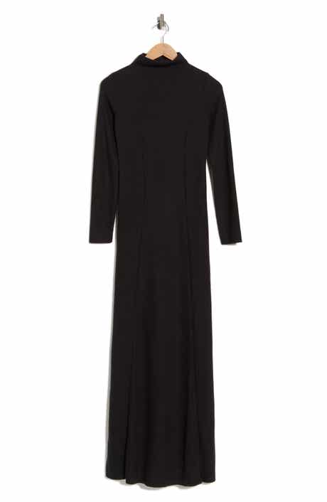 rag & bone Harlow Long Sleeve Turtleneck Maxi Dress