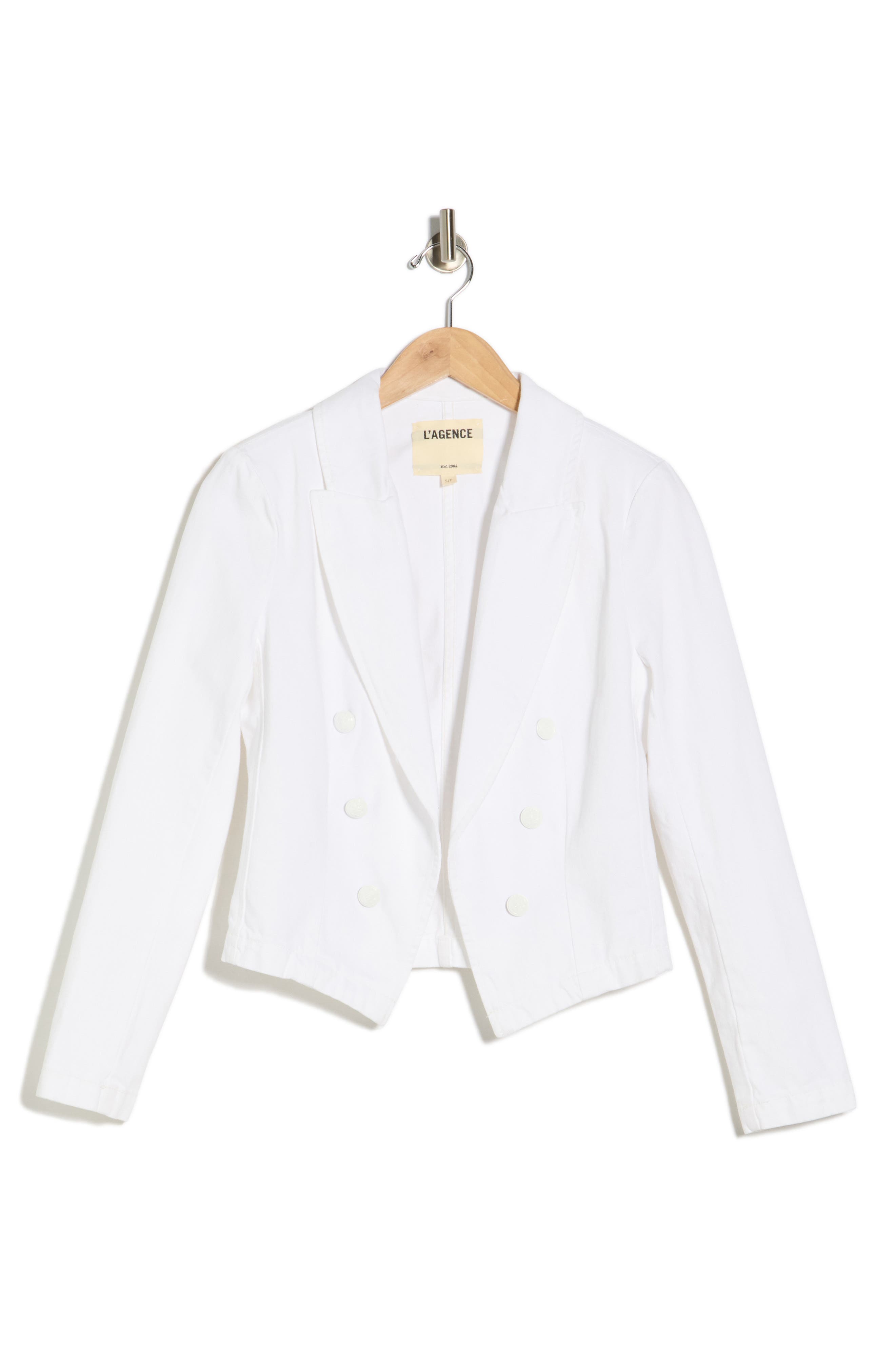 L'AGENCE Wayne Double Breasted Crop Blazer