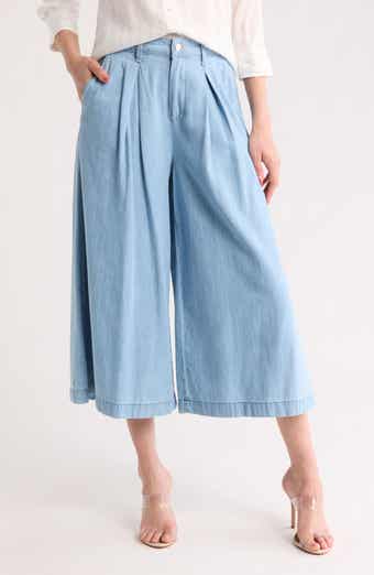 L'AGENCE Elowyn High Waist Crop Palazzo Pants