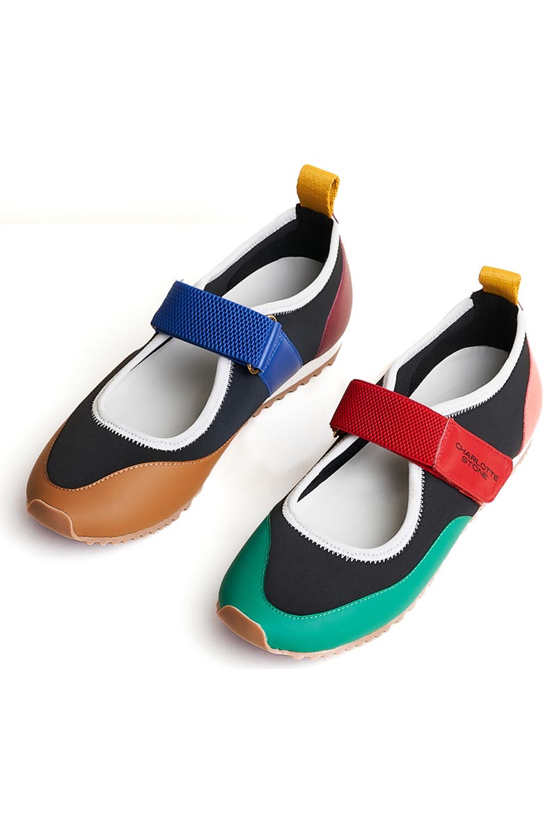 Charlotte Stone Mable Mismatched Ballet Sneaker, Main, color, Treasure