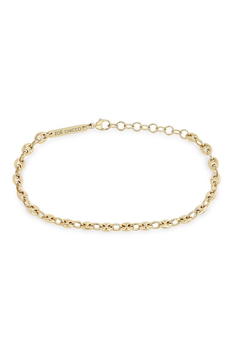 Puffed Mariner Chain Bracelet, Alternate, color, 14K YELLOW GOLD