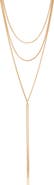 Nordstrom Snake Chain Layered Y-Necklace