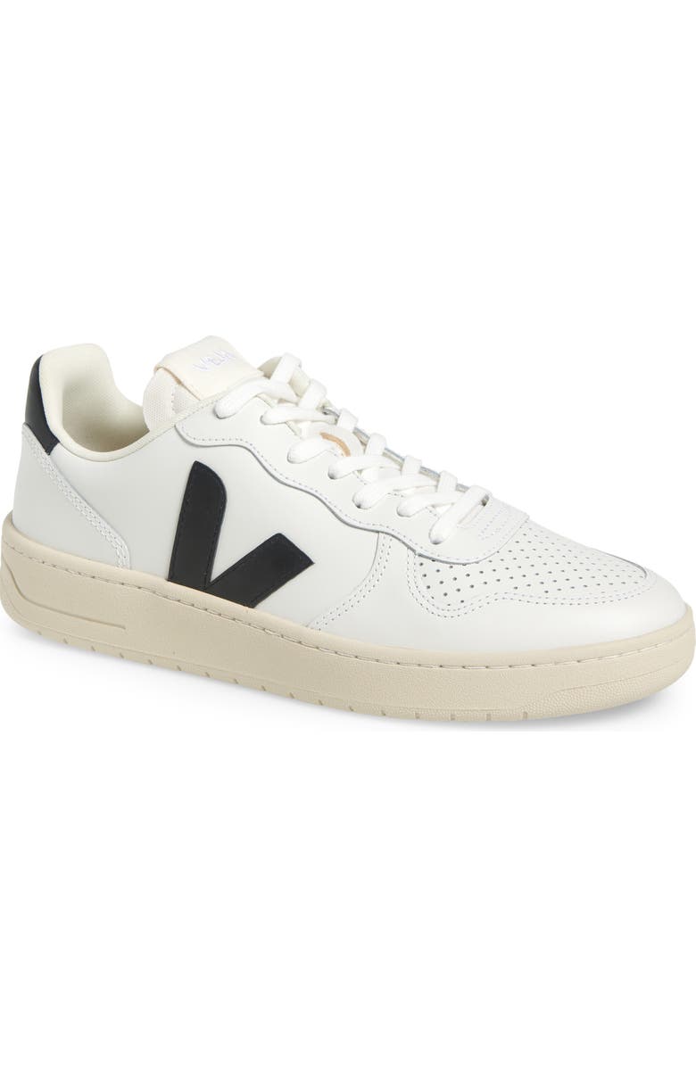 Veja V-10 Sneaker, Main, color, Extra-White/ Black