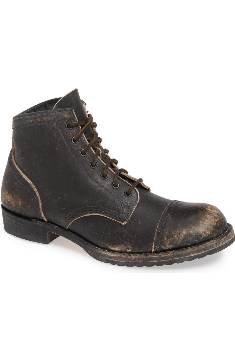 Frye Logan Cap Toe Boot, Main, color,