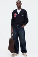 H&M Regular Fit Embroidered-motif Cardigan