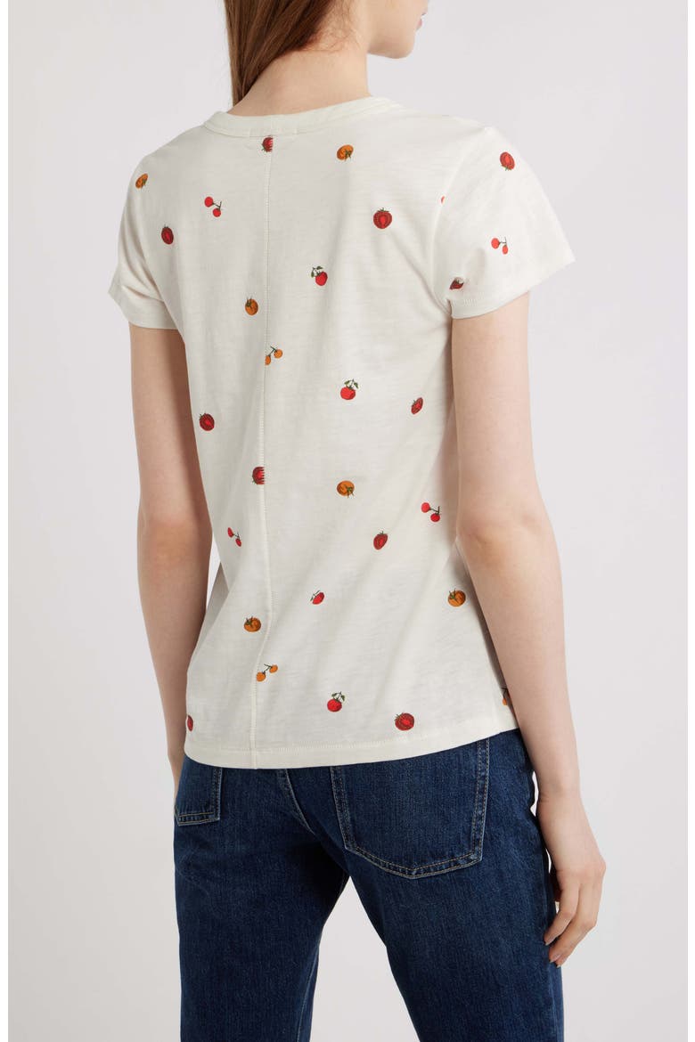 Tomatoes Cotton Graphic Baby Tee, Alternate, color, ECRU