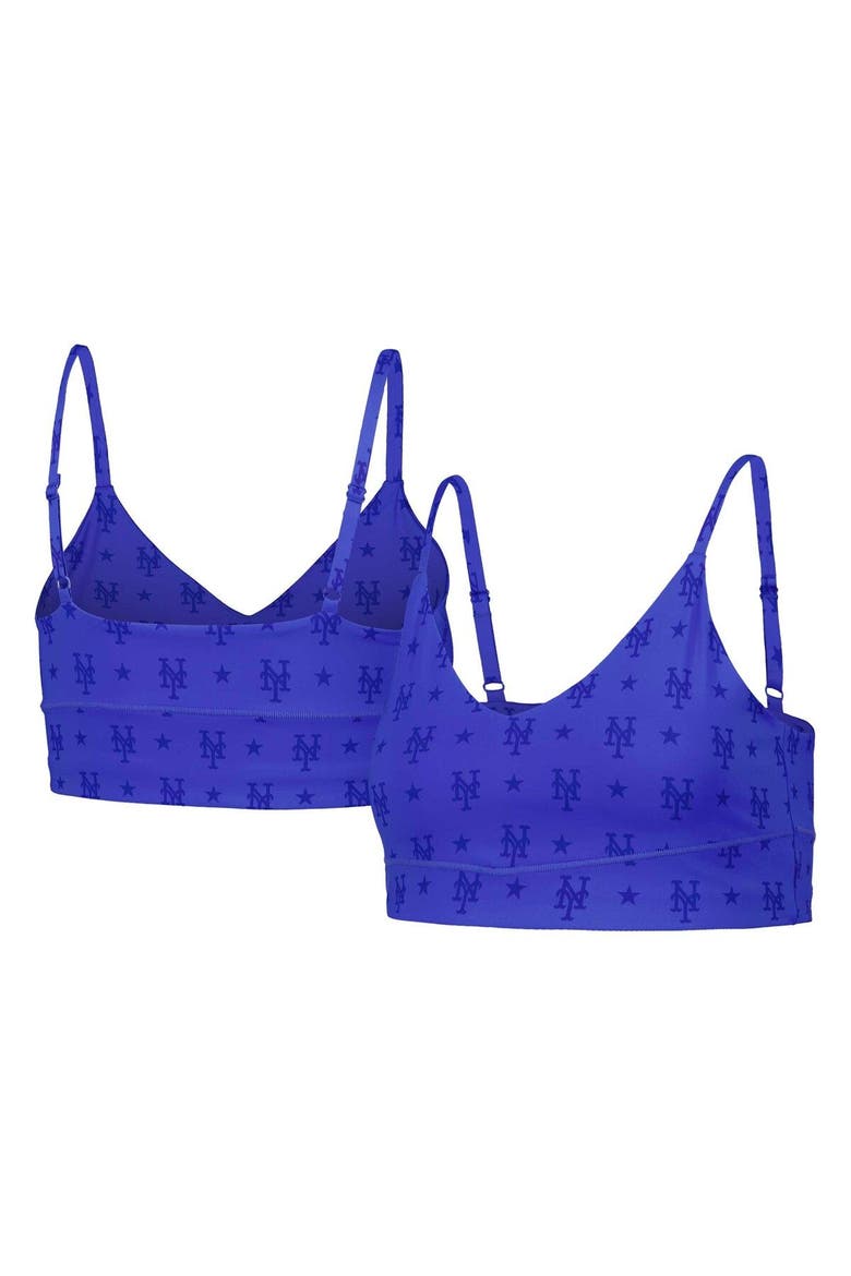 Women's Terez Royal New York Mets Active Bra, Main, color, Royal