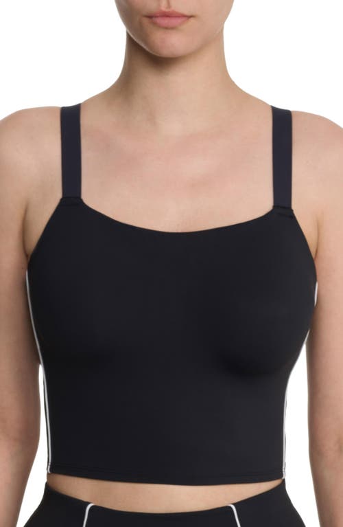 Natori Explore Built-in Bra Tank Top In Black