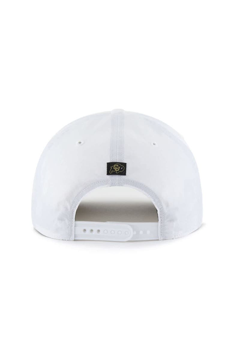 '47 Men's '47 White Colorado Buffaloes Condor Hitch brrr° Adjustable Hat, Alternate, color, 