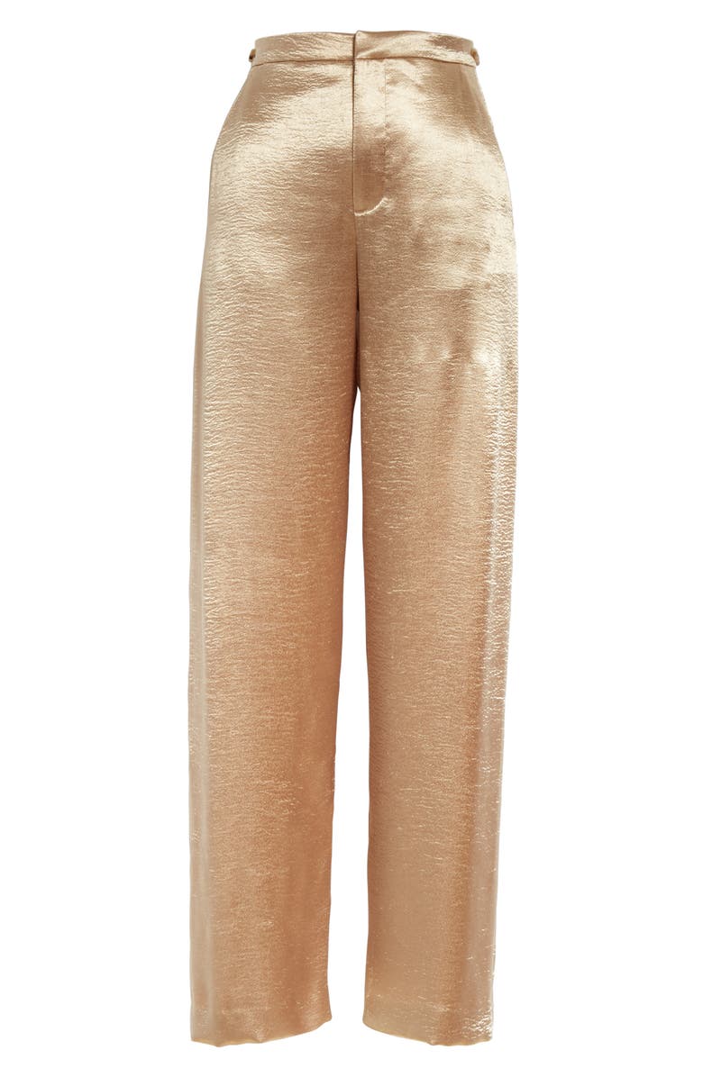 Vince Metallic Wide Leg Pants, Alternate, color,