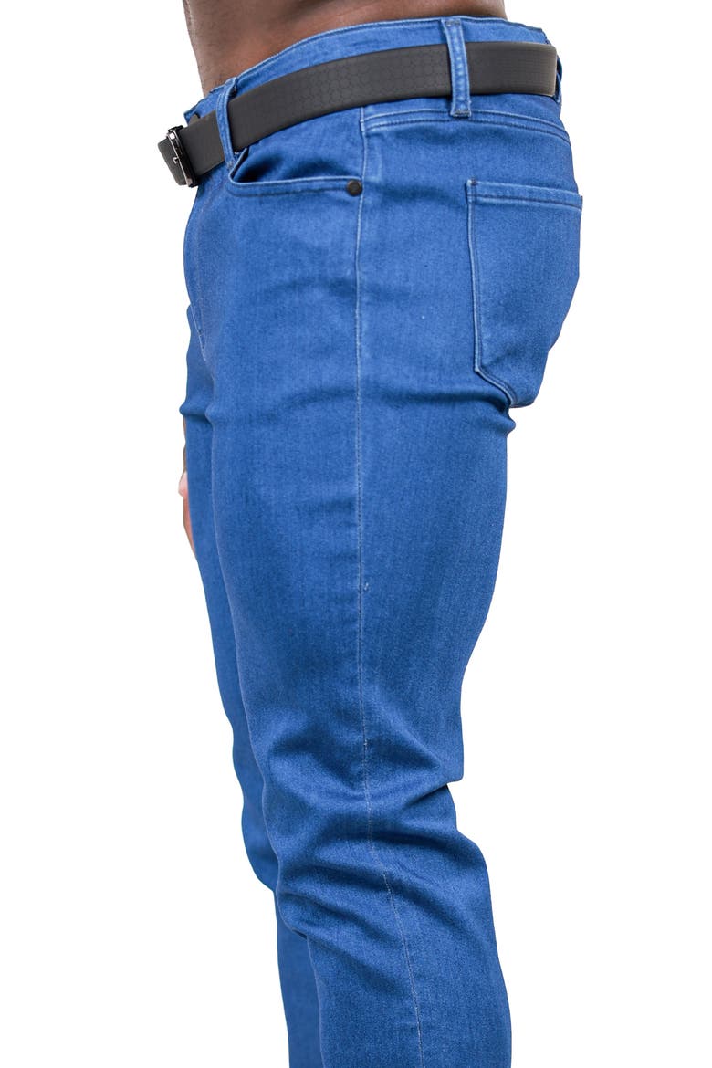 Marthyr Stretch Skinny Jeans, Alternate, color, BLUE