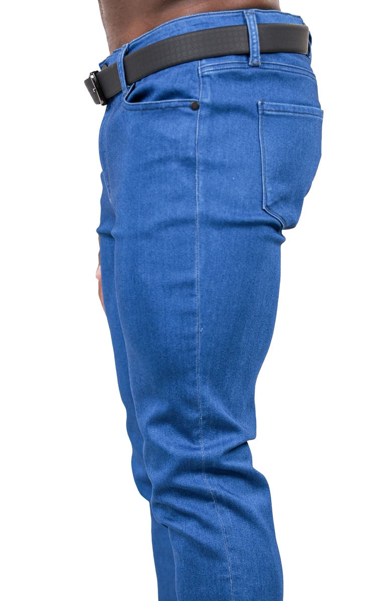 Maceoo Marthyr Stretch Skinny Jeans, Alternate, color, Blue