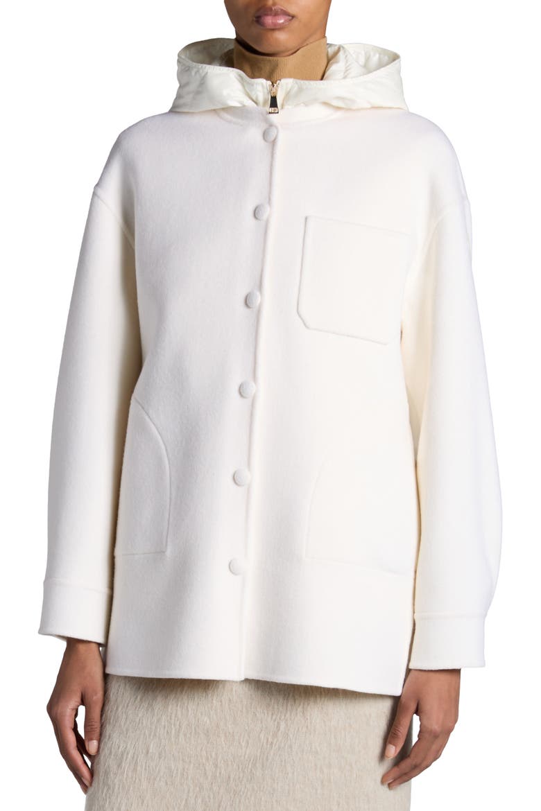 Bouchet Down Jacket, Alternate, color, WHITE