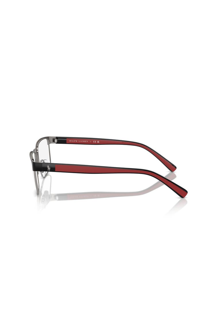 54mm Rectangle optical glasses, Alternate, color, Black