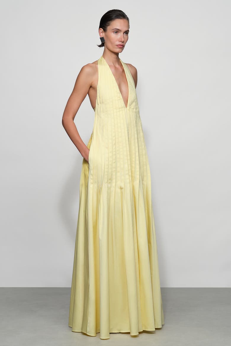 Blythe Maxi Dress, Alternate, color, Butter