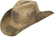 PETER GRIMM Burnished Straw Cowboy Hat