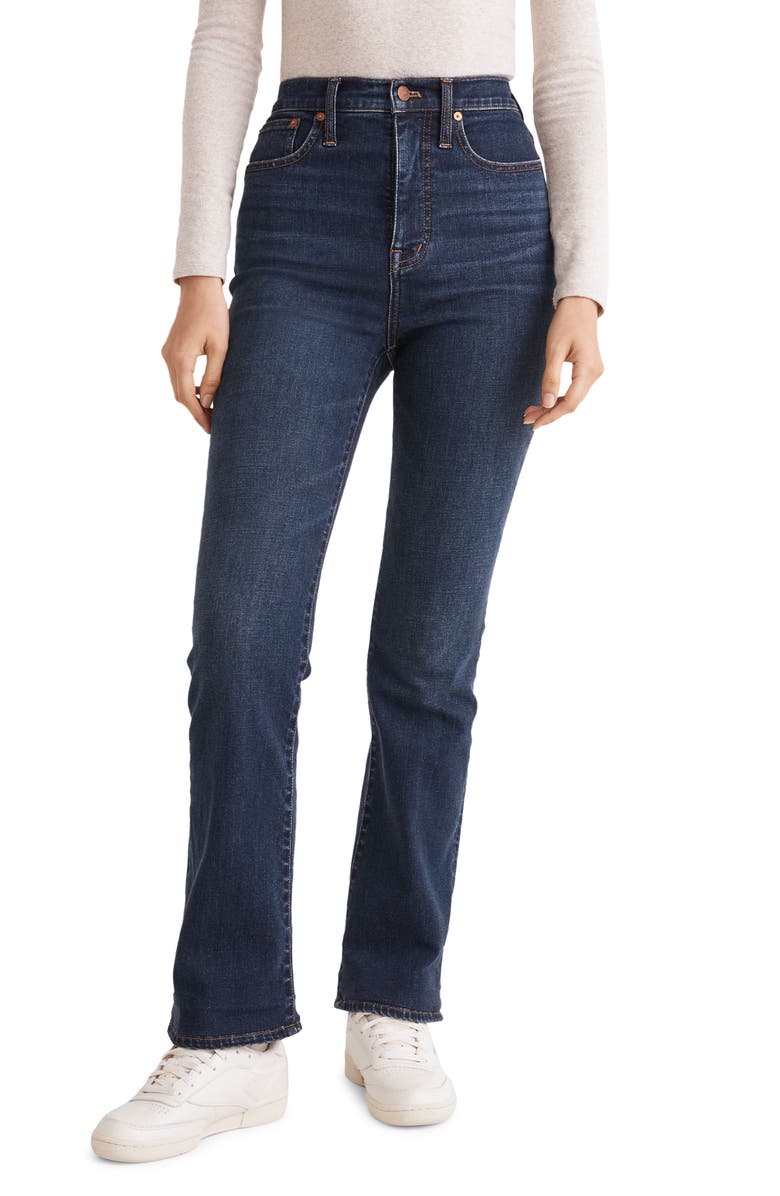 Madewell High Waist Skinny Flare Jeans, Main, color, 