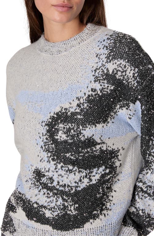Rag & Bone Estelle Sequin Sweater In Ivorymult