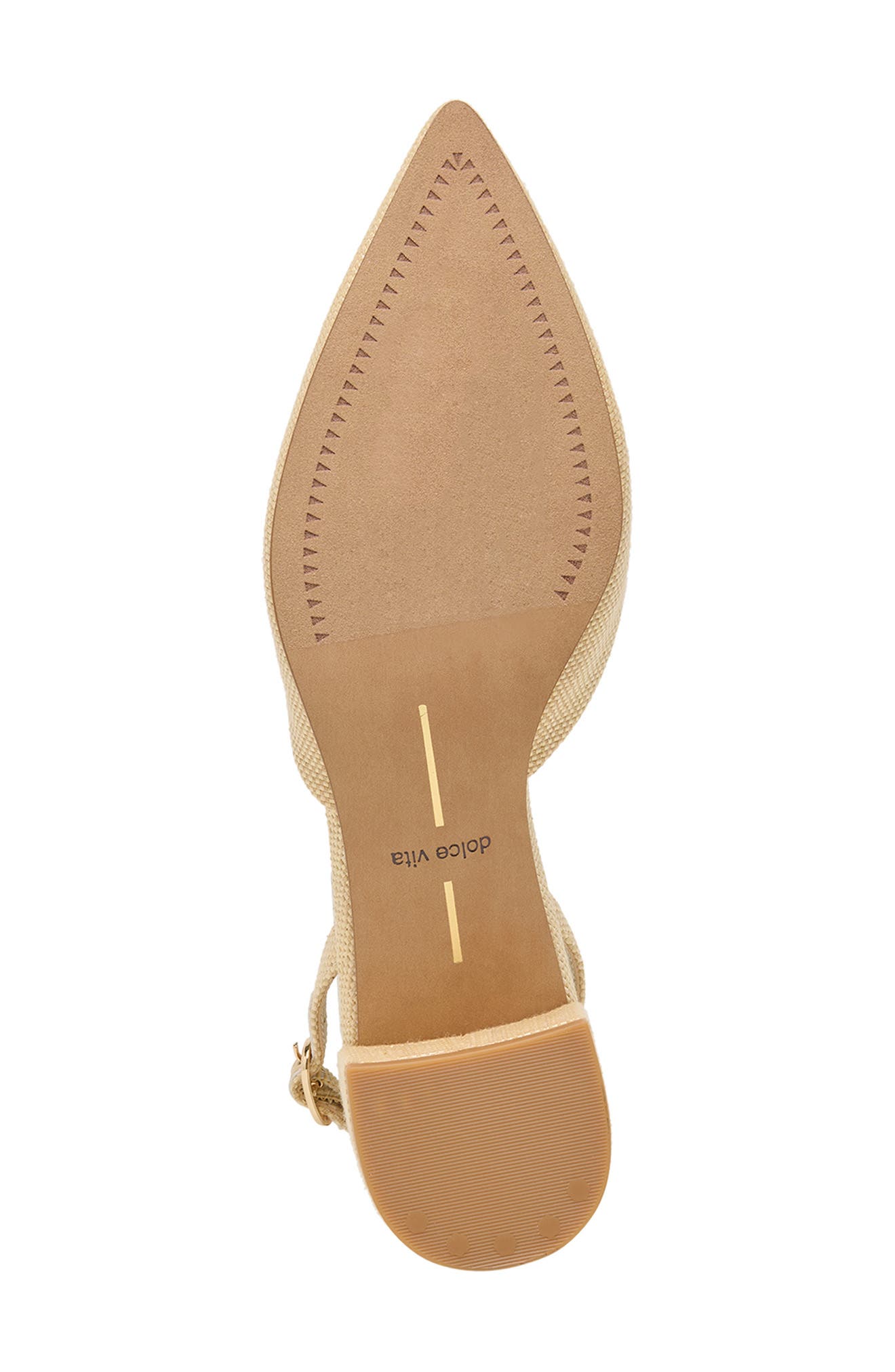 Carel Pointed Toe Slingback Pump, Alternate, color, NATURAL RAFFIA
