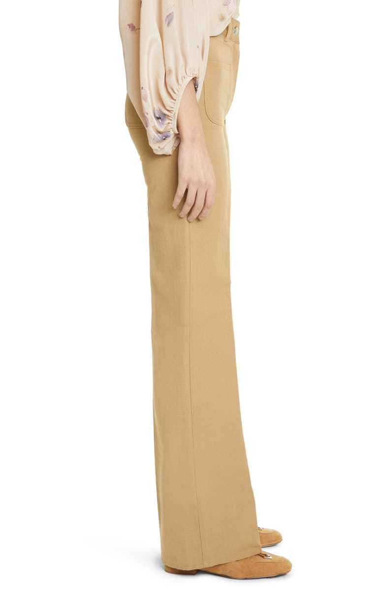 Loro Piana Linen & Cotton Patch Pocket Trousers, Alternate, color, 