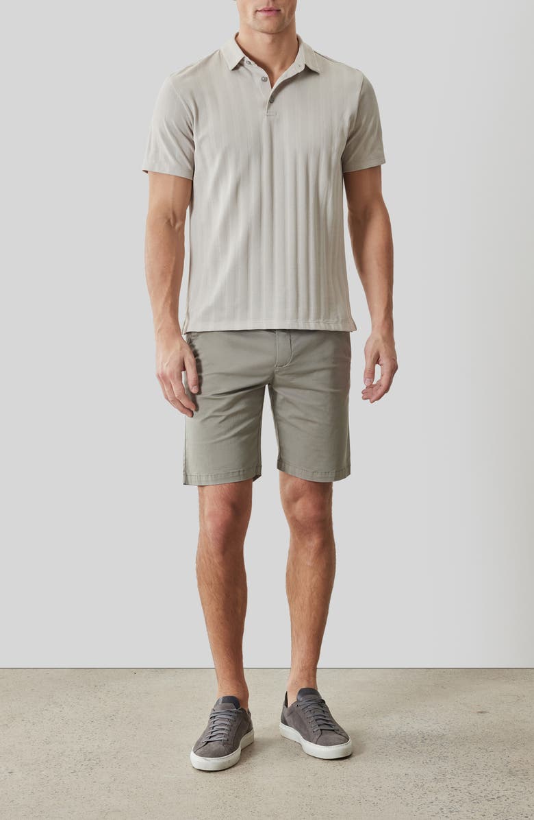 Robert Barakett Caspian Rib Polo, Alternate, color, Moonstone