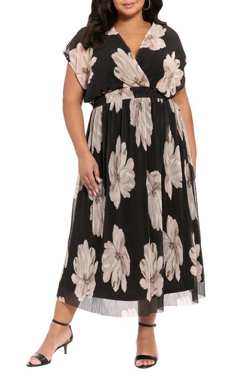 Empire Waist A-Line Midi Dress