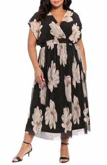 Empire Waist A-Line Midi Dress