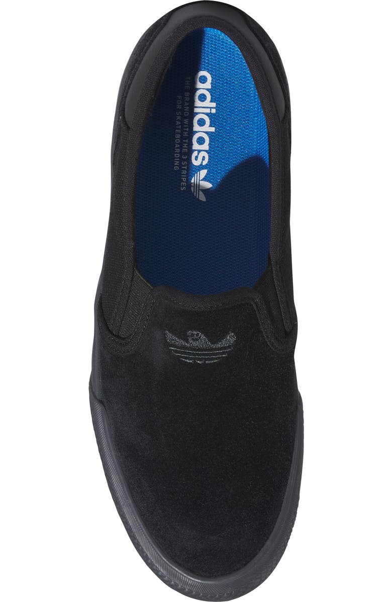 adidas Shmoofoil Slip-On Sneaker, Alternate, color, Black/ Carbon/ Black